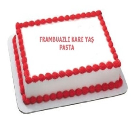 Uzman Pastacılar Tarafından 60 Kişilik Frambuazlı Yaş Pasta